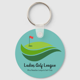 Damas do Partido da Liga de Golfe Favor Chaveiro