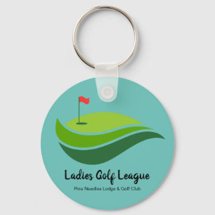 Damas do Partido da Liga de Golfe Favor Chaveiro