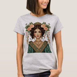 Damas Flor Dupla | Camiseta Feminina com Arte Flor