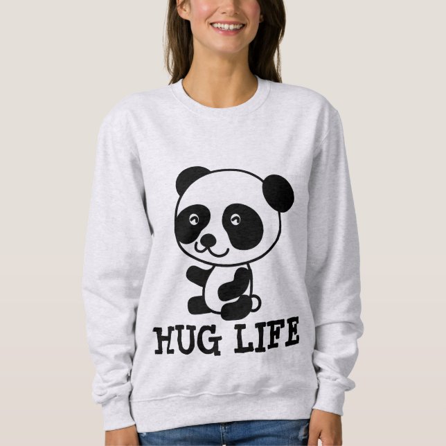 Damas Panda Bear T-shirts e camisetas (Frente)