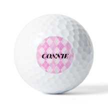 Damas Rosa Argyle Golf Balls
