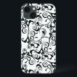 Damasco<br><div class="desc">Clássico barroco com textura sem costura decorativa de vetor preto-e-branco © e ® Bigstock® - Todos os Direitos Reservados.</div>