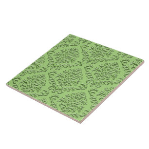 DAMASCO de BILTMORE no VERDE GRAVADO