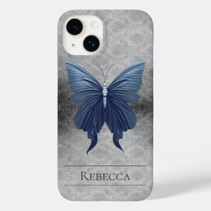 Damasco de Borboleta Azul