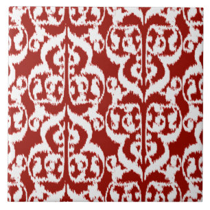 Damasco do Moorish de Ikat - obscuridade -