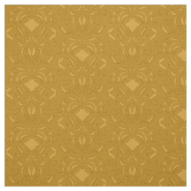 damasco dourado como o tecido digital impressão (Modelo)