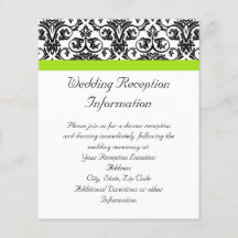 Damasco Preto/Branco com Faixa de Destaque Verde C