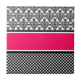damasco rosa quente