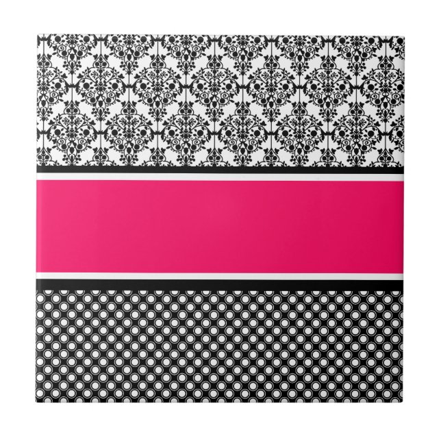 damasco rosa quente (Frente)