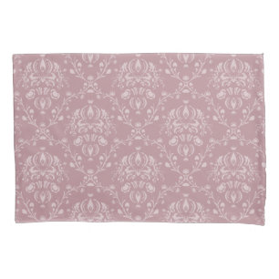Damasco roxo e branco