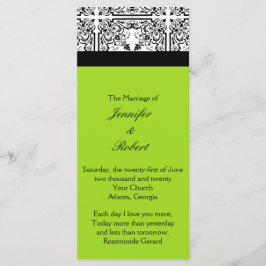 Damask Delight no Programa de Casamento de Verdes