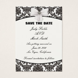 Damask Elegance Weding Save The Date Cards