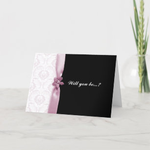 Damask Pink... será meu cartão de dama de honra?