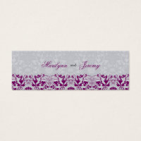 Damask Swirls Lace Orchid Muito Obrigado