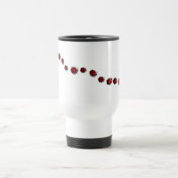 Damybug Art Caneca de viagem Dons Ladybug Mugs