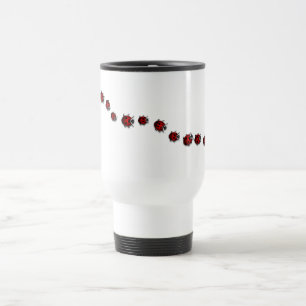 Damybug Art Caneca de viagem Dons Ladybug Mugs