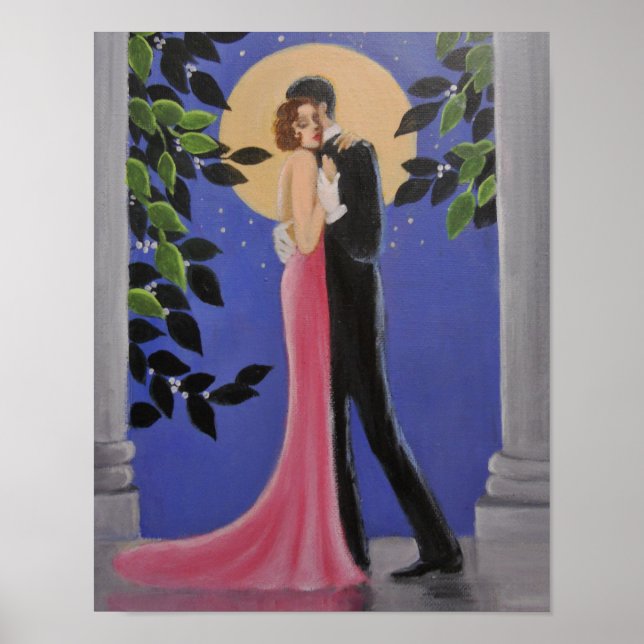 dança à luz da lua, Poster (Frente)