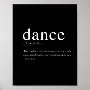 Dança com a vida - 8"" impressão da arte x10