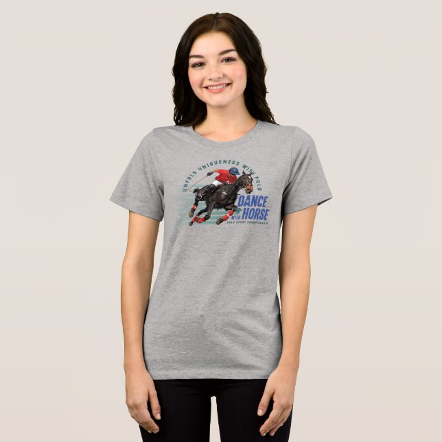 Dança com Cavalo (Polo Esporte) | Mulheres (Frente Completa)