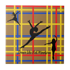 Dança como Piet Mondrian Modern Art