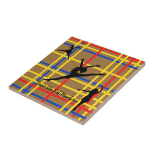 Dança como Piet Mondrian Modern Art