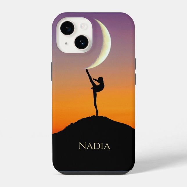 Dança da Lua de Ballet Nome Personalizado (Verso)