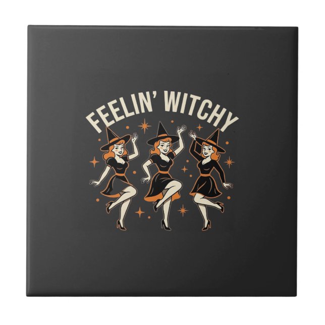 Dança de Bruxa de Halloween Feelin 'Witchy (Frente)