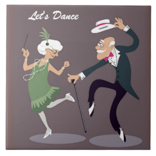 Dança de Casal Mais Velho Ilustrada