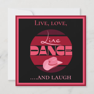 Dança de dança de linha dançarina rosa-rosa presen