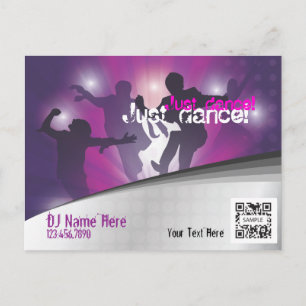 Dança de Evento de Modelo de Cartão Postal