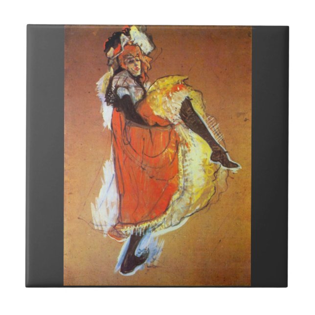 Dança de Jane Avril por Toulouse-Lautrec (Frente)