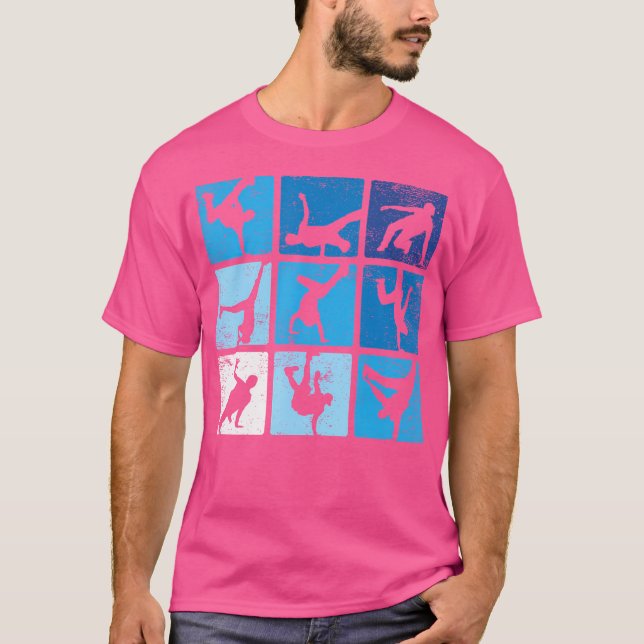 Dança De Quebra De Hip Hop Possui Camiseta De Vint (Frente)