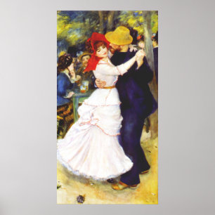 Dança de Renoir no poster de Bougival