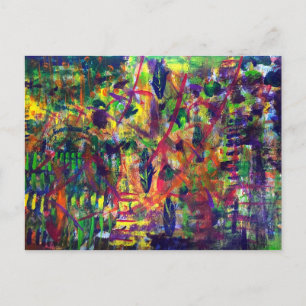 "Dança de Verão" Cartão Postal de Arte em Acrílico