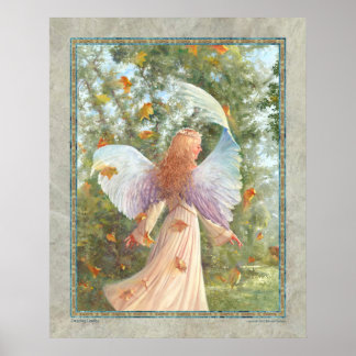 Dança Deixa poster de anjo de 16" x 20"