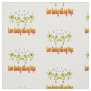 Dança do amor com meu tecido dos dançarinos da