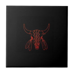 Dança do Fantasma Vermelho Búfalo preto pequeno az