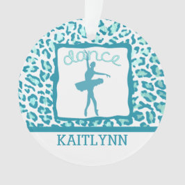 Dança do impressão da chita no ornamento de