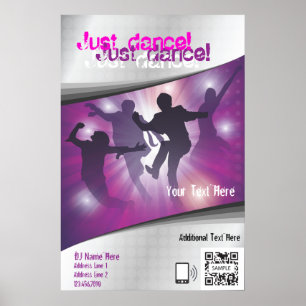 Dança do modelo do poster