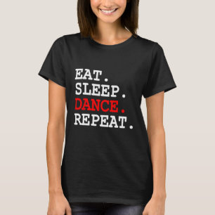 Dança do sono Camisa Hip Hop para Mulheres Criança