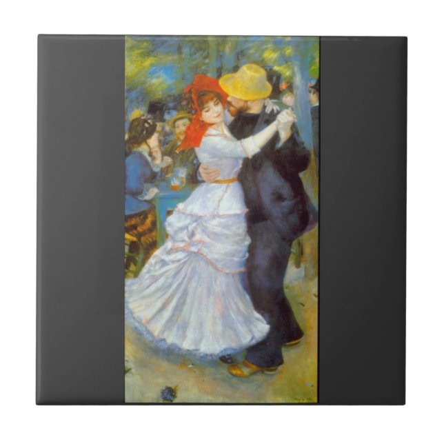 Dança em Bougival por Pierre Renoir (Frente)