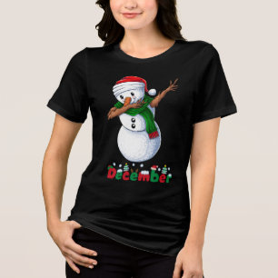 dança estranha do boneco de neve