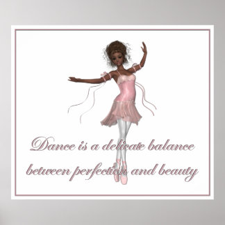 Dança KRW, beleza, perfeição Ballerina Impressão