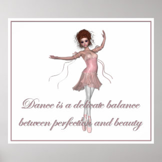 Dança KRW, beleza, perfeição Ballerina Impressão