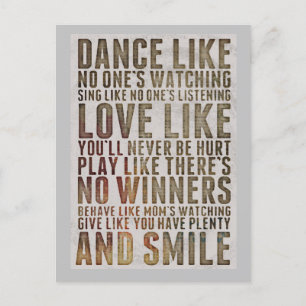 DANÇA MOTIVACIONAL COMO NINGUÉM ASSISTINDO CARTÕES