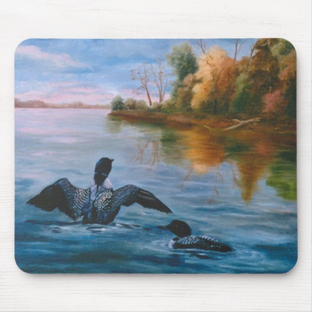 Dança Mousepad do mergulhão-do-norte (Frente)