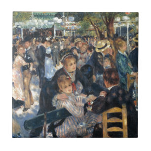 Dança no Le Moulin de la Galette por Renoir