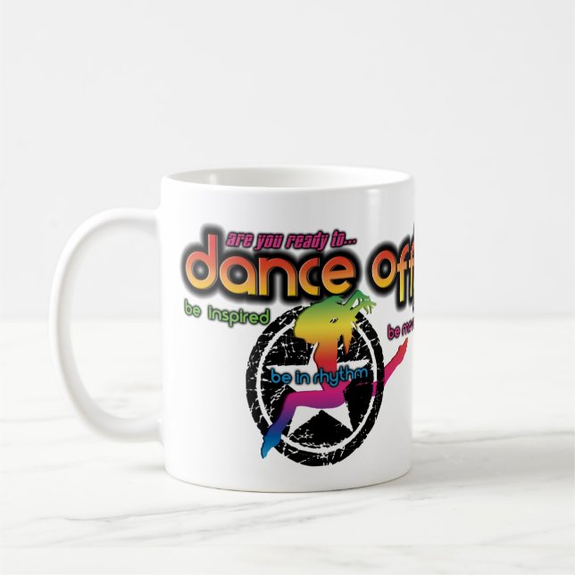 Dança oficial fora! Caneca do café ou do chá (Esquerda)