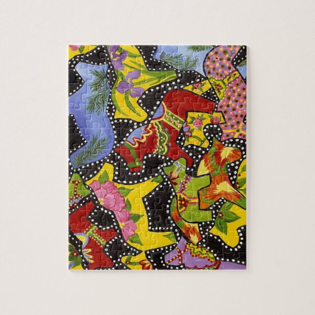 Dança - Quebra-cabeça de Cavalos Dala (Vertical)