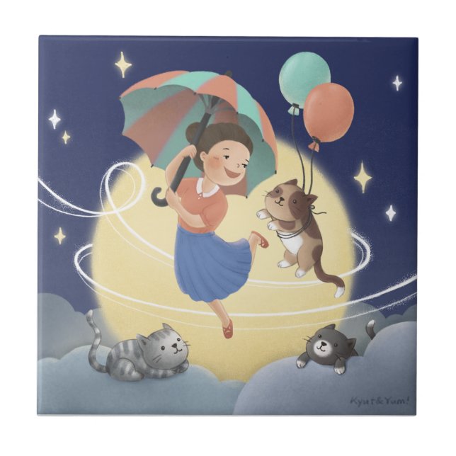 Dançar com Gatos na Noite de Lua (Frente)